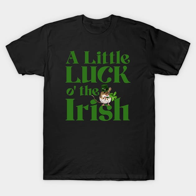 A Little Luck St Patricks Day Mouse T-Shirt by CarleahUnique